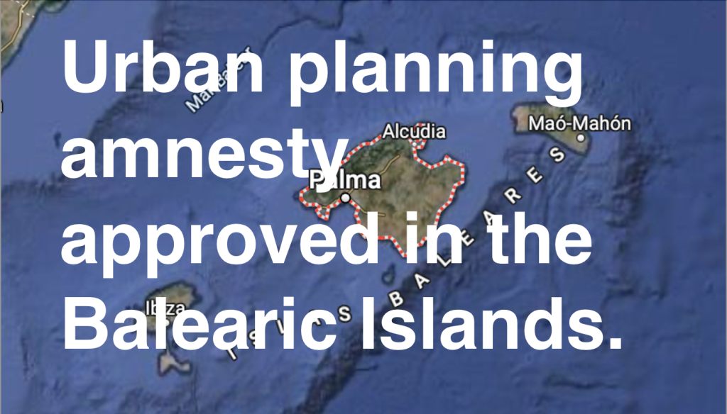 urban planing amnesty balearics